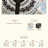 Holiday jacquard cardigan