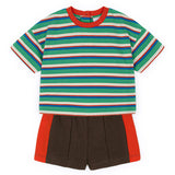 [Pimpollo] Feri Stripe top and bottom set