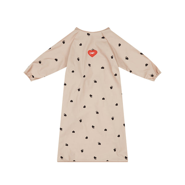 [New] Dottodot Heart Waterproof  Self direct food Bib (long)