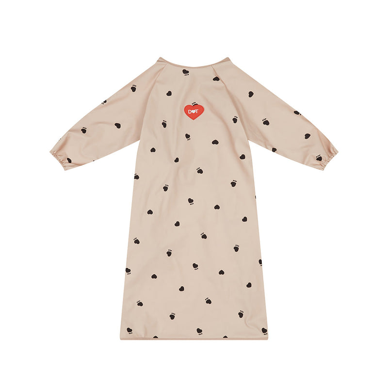 [New] Dottodot Heart Waterproof  Self direct food Bib (long)