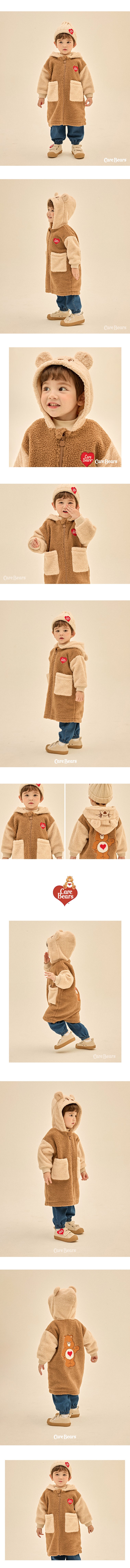 [Care Bear] Tender Heart Bear Bear Dumble Hooded Coat