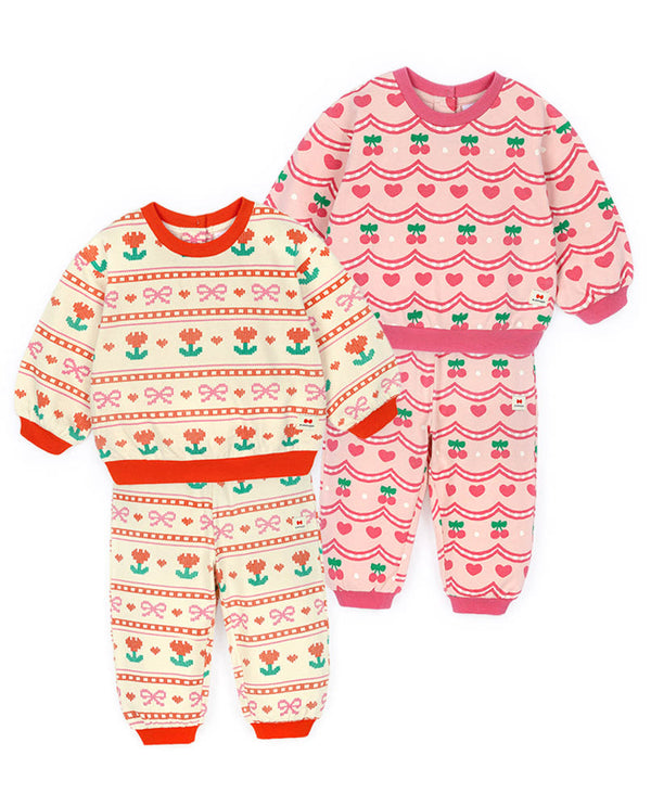 [Pimpollo] Line upper and lower clothing set