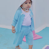 ICE CREAM CARDIGAN SET Blue