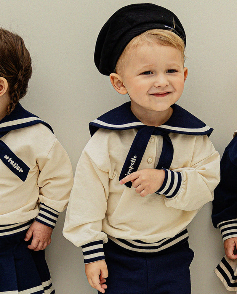 [Pimpollo] School car upper and lower clothing (2 colors)