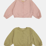 Cottage banding cardigan