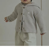 Kevin Hooded Jumper_Light Beige