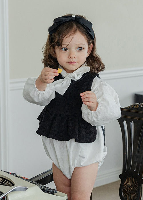 Tie Bodysuit_White