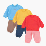 Vivid Pop Double-Fleece Two-Piece Set_FA052