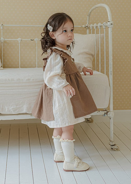Leboni Apron One Piece_Brown