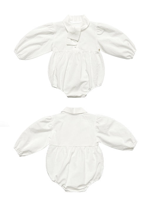 Tie Bodysuit_White