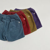 Mini Robe 26 Autumn Corduroy Half-length Pants 10-48 Months Namdaemun Children's Clothing Toddler