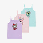 Tropical Girls' Sleeveless Top Mint