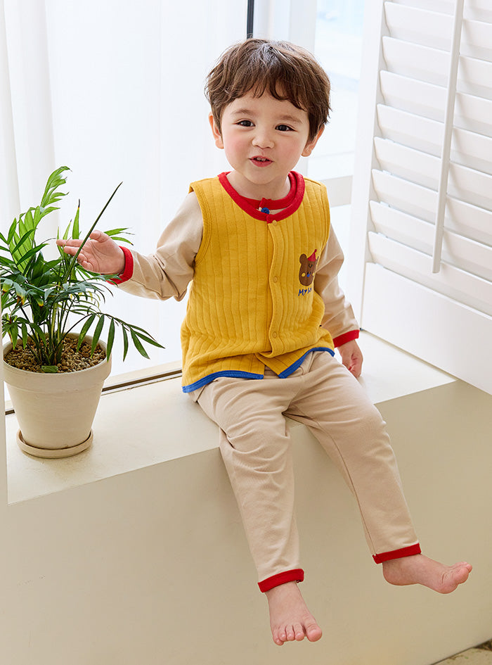 Mini Bear Vest Outer (Yellow)