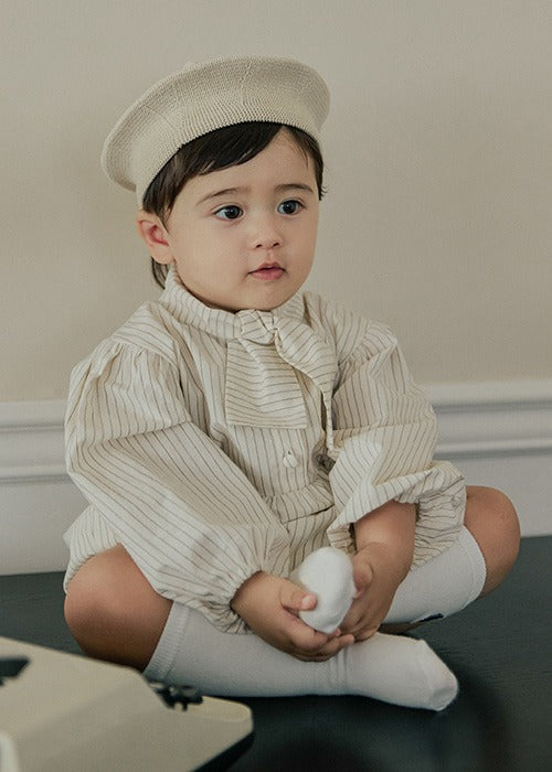 Bow Bodysuit_Beige
