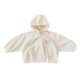 象牙色蓬鬆套頭衫