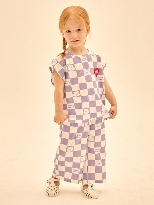 [Care Bear] Ice Checkerboard Sleeveless Wide Set