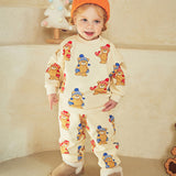 Hello Winter Bear Bump Top and Bottom Set