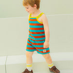 [Pimpoyo] Waist-striped Two-Piece Set (2 Colors)