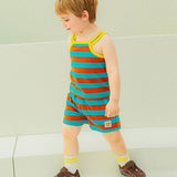 [Pimpoyo] Waist-striped Two-Piece Set (2 Colors)