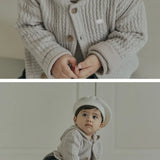 Kevin Hooded Jumper_Light Beige