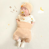 Newborn custom maternity top + bandless leggings top and bottom 3-piece gift set