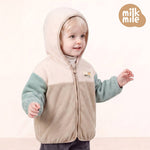 [Milk Mile] Aloha Raccoon Polar Fleece Hooded Jumper