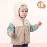 [Milk Mile] Aloha Raccoon Polar Fleece Hooded Jumper