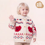 [Milk Mile] Milk Bear Cowichan Sweater Cardigan