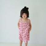 [6/26~Sequential Shipping][Pre-order] Cherry Sleeveless Pleated Dress