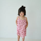 [6/26~Sequential Shipping][Pre-order] Cherry Sleeveless Pleated Dress