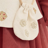 Pearl flower pouch