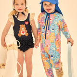 [Care Bear] Colorful Care Bear Swimsuit (Flap Cap Set)