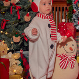 SNOWMAN ROMPERS SET