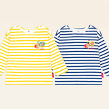 [Disney] Lady & Tramp Striped T-shirt