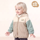 [Milk Mile] Aloha Raccoon Polar Fleece Hooded Jumper