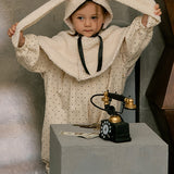 MEWMEW RABBIT HAT BLACK, CREAM