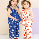 [Pimpollo] Flower top and bottom set