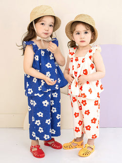 [Pimpollo] Flower top and bottom set