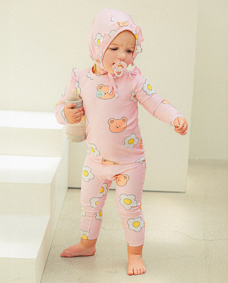 Como Frill Rash Guard 2-Piece Set
