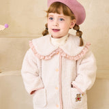 Heart Bear Big Collar Soft Dumble Jacket