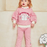 Cherish Bunny half polar ridged top and bottom set