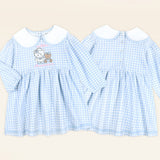 尼科格子連身裙