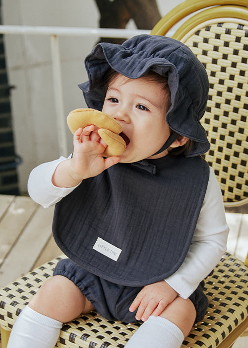 Cozy Big Bib Bib_Charcoal