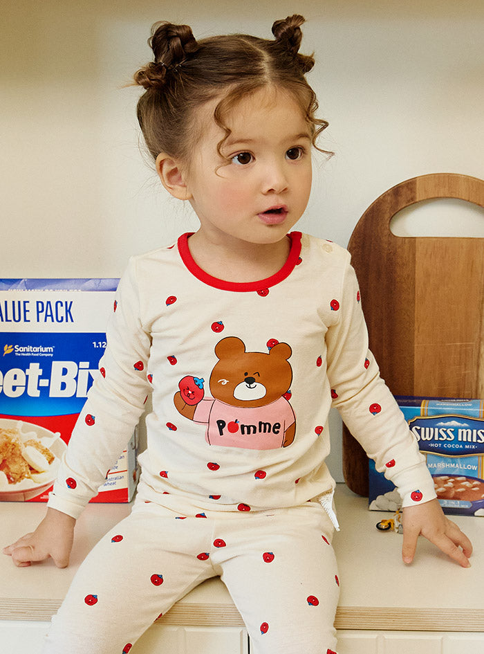 Pom Pom single spandex (24SS) indoor wear set