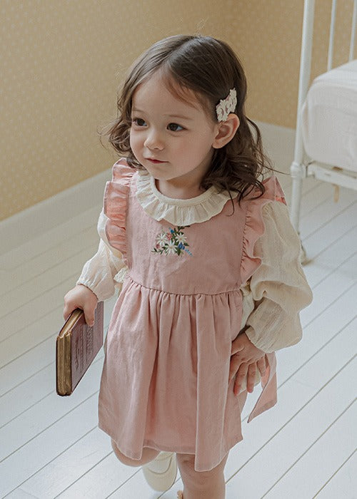 Leboni Apron One Piece_Pink