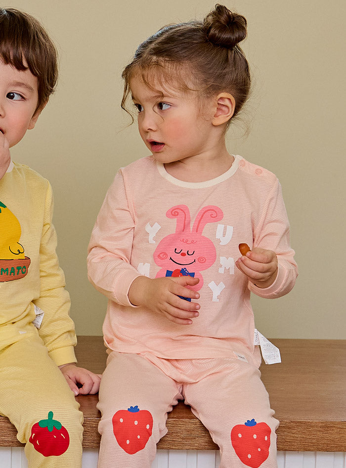 Berry Bunny jacquard (24SS) indoor wear set