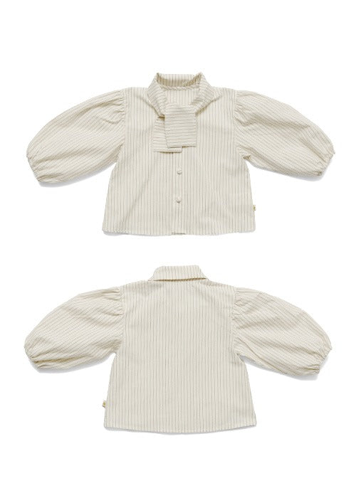 Bow Blouse_Beige