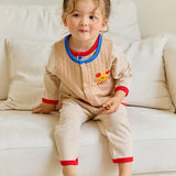 Mini Cheese Vest Outer (Beige)