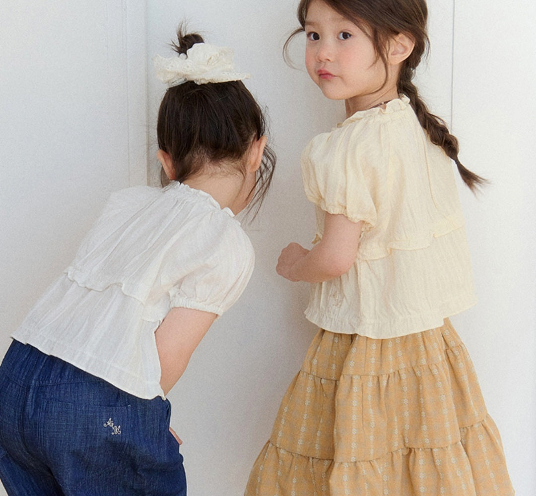 Mardi Amber Ariko Frill Blouse