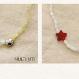Mardi Amber Muse Bead Necklace
